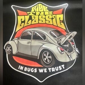 New Classic VW In-Bugs-We-Trust Classic T-Shirt Men's & Women's Black XL